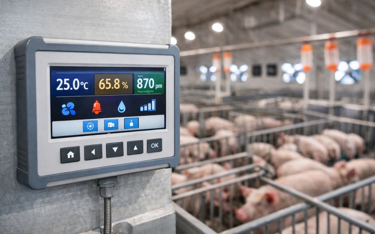 Pig House Environmental Monitoring Controller